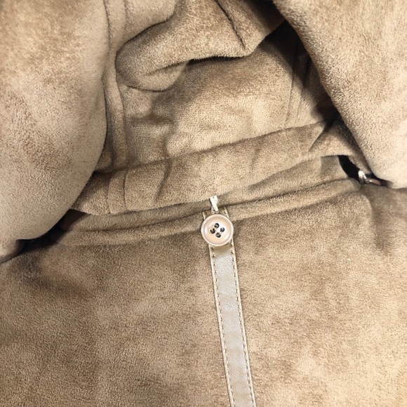 Cato Faux Suede Fuzzy Lined Coat - Picture 7 of 11